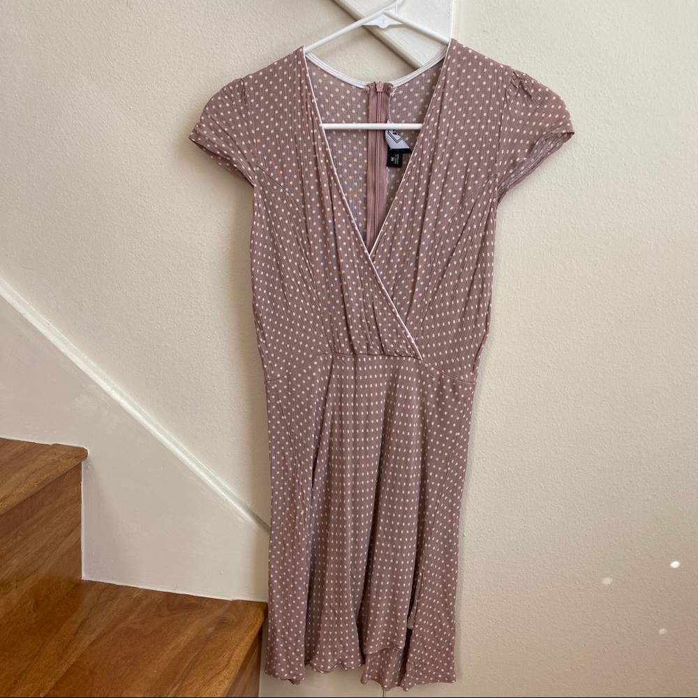 Mauve mini dress
